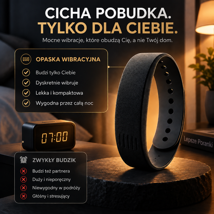 Obudzik — wibracyjna opaska budząca. Koniec z zaspaniem